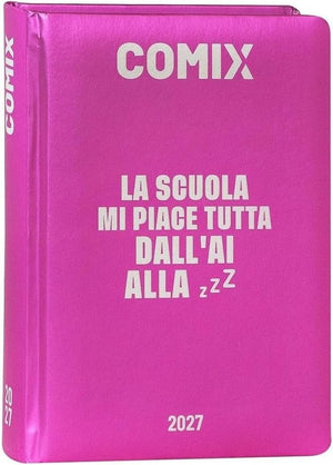Diario Comix Easy Pink 13 Mesi 2026/2027 – Agenda Scuola Standard