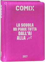 Diario Comix Easy Pink 13 Mesi 2026/2027 – Agenda Scuola Standard