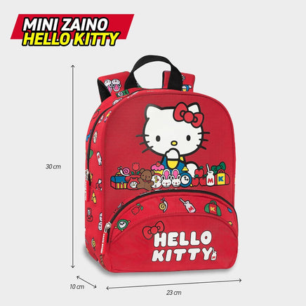 Hello Kitty zaino asilo Rosso