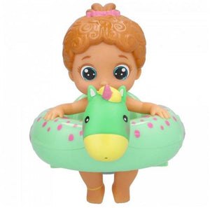 Bambola Kim Bloopies Floaties con Salvagente - Gioco da Bagno Interattivo