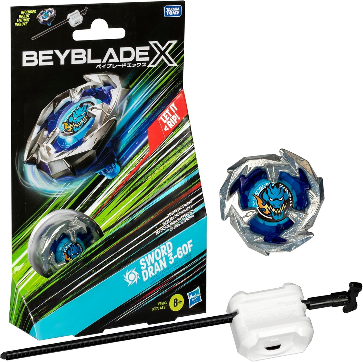 Beyblade Trottola X Sword Dran 360F Attack - Beyblade x sword dran