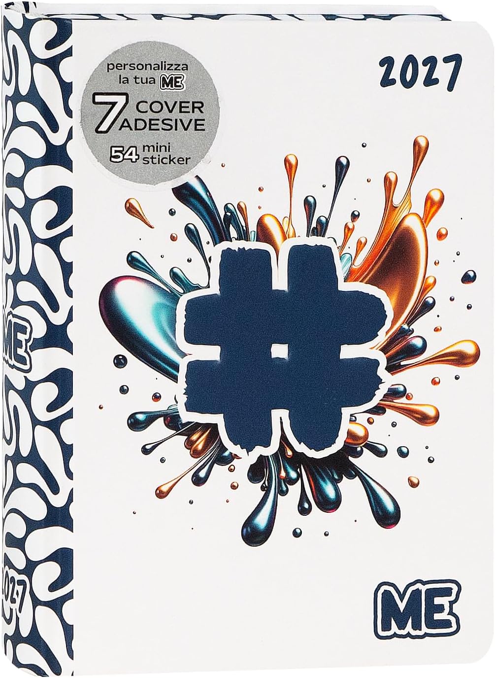 Diario ME My Evolution 2026/2027 – Agenda 16 Mesi 512 Pagine - Blu Hashtag