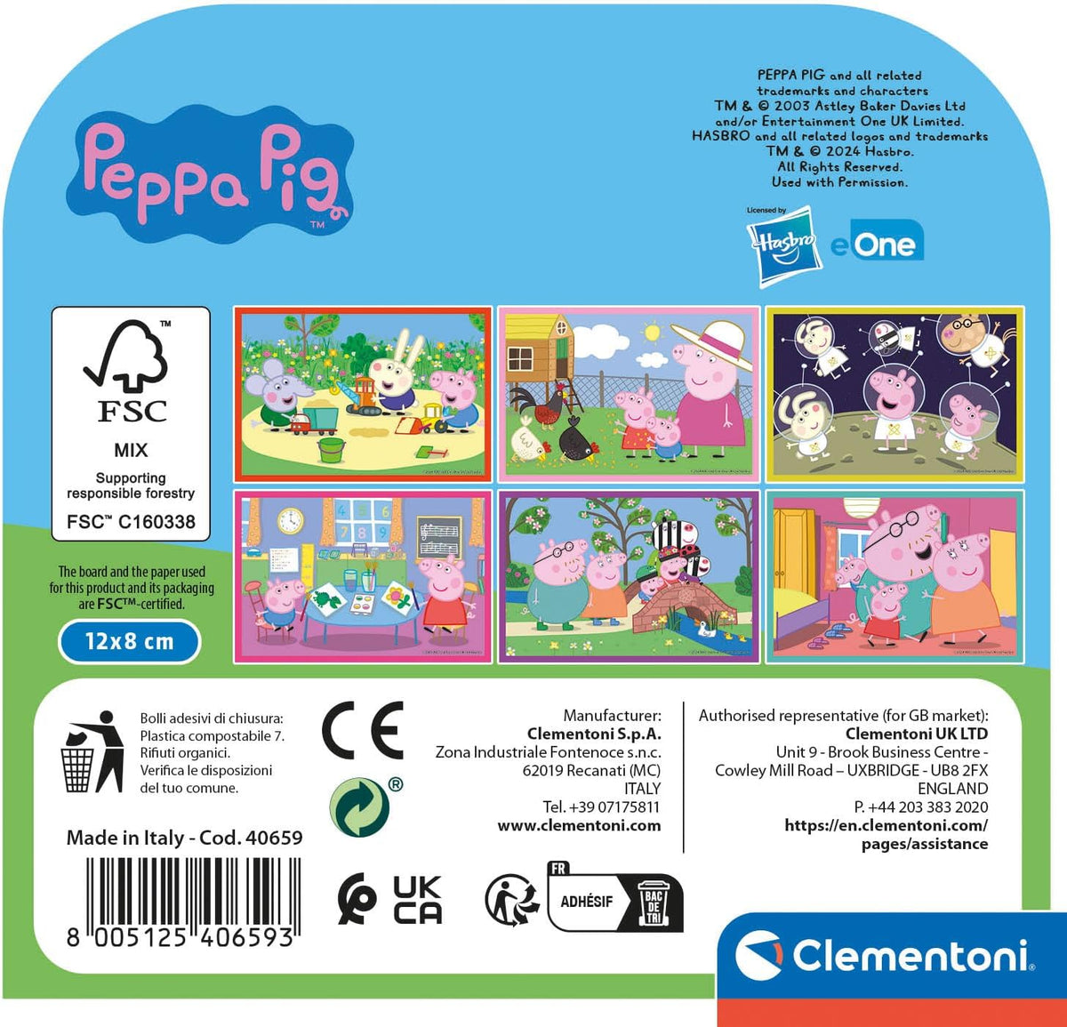 Clementoni Puzzle Cubi Peppa Pig - CLEMENTONI PEPPA PIG