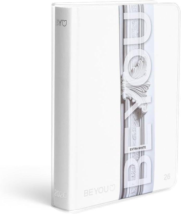 Diario Be You Extra White Scuola 2025-2026 Easy Bianco - Diario Beyou extra white