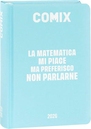 Diario 16 Mesi 2025/26 - COMIX - Giornaliero Standard Azzurro