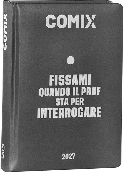 Diario Comix Easy Dark Grey 13 Mesi 2026/2027 – Agenda Scuola Standard - Diario comix easy grigio 2027