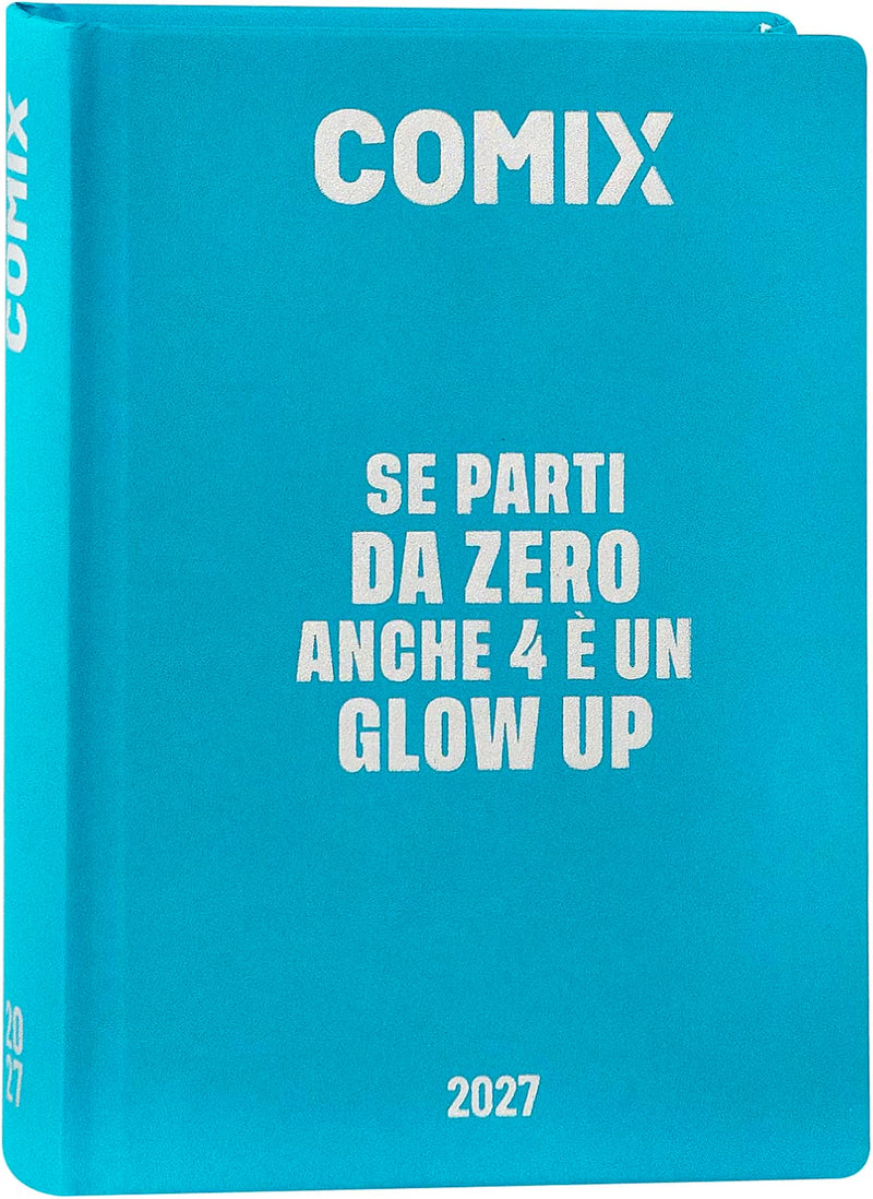 Diario Agenda Comix Mini Azzurro 16 mesi 2026-2027