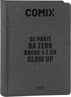 Agenda Comix 16 Mesi Mini Charcoal 2026/2027 - Diario comix mini charcoal