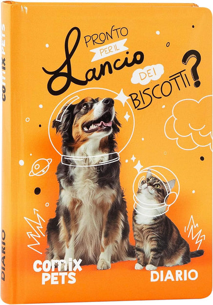 Diario Scuola Comix Pets Cane Gatto 12 Mesi 2026/2027 Non Datato - Diario comix pets cane gatto
