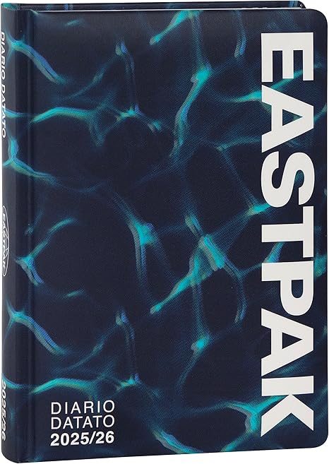 Diario Agenda 13 Mesi 2025/26 - Eastpak - Giornaliera Liquit - Diario eastpak blu