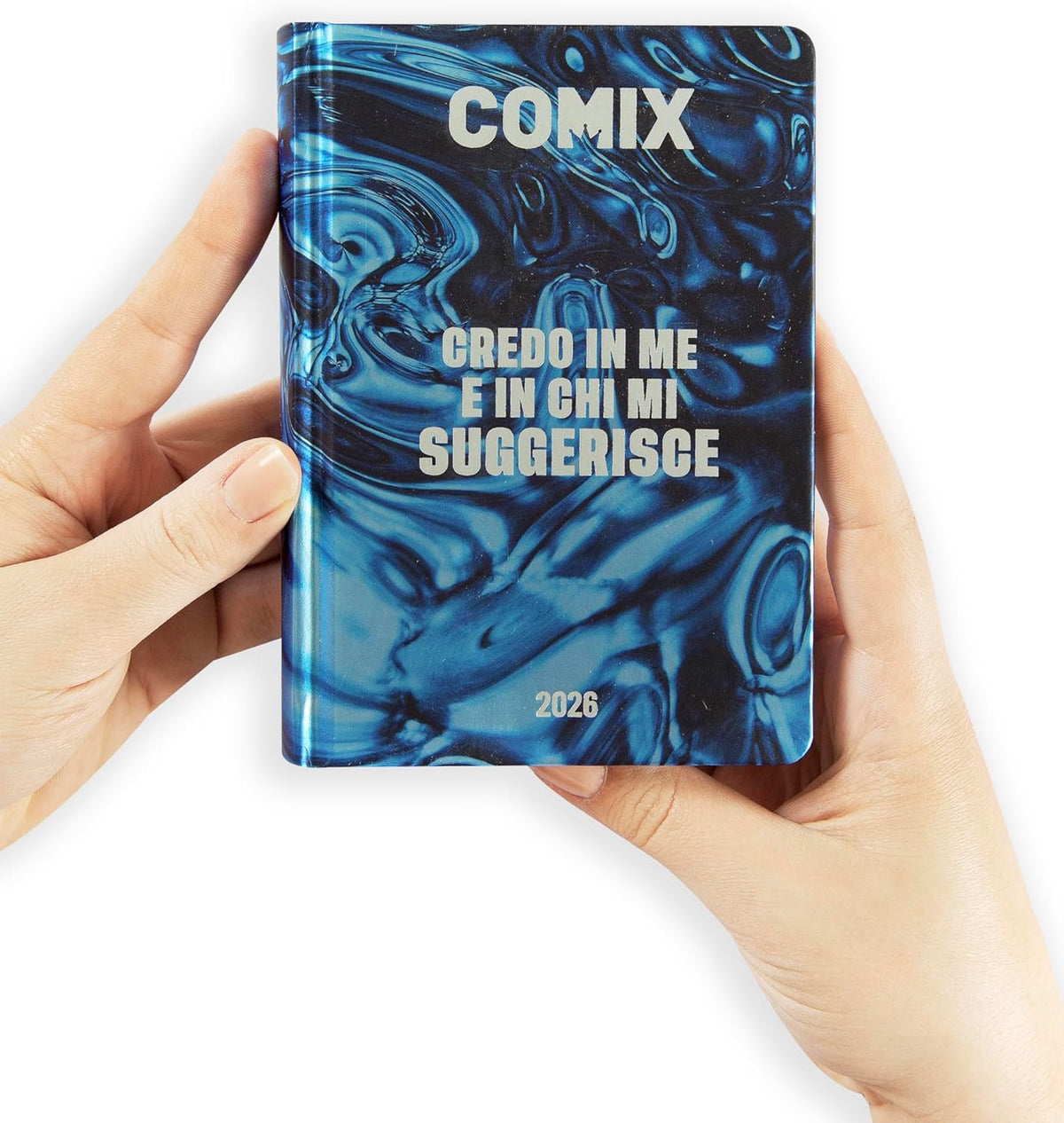 COMIX - Diario Mignon Plus Metal  Giornaliero 16 Mesi - Diario mignon metal