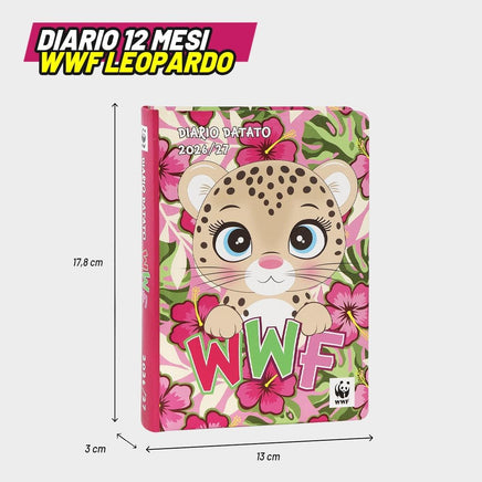 Diario WWF 2026-2027 Ghepardo Scuola Ufficiale