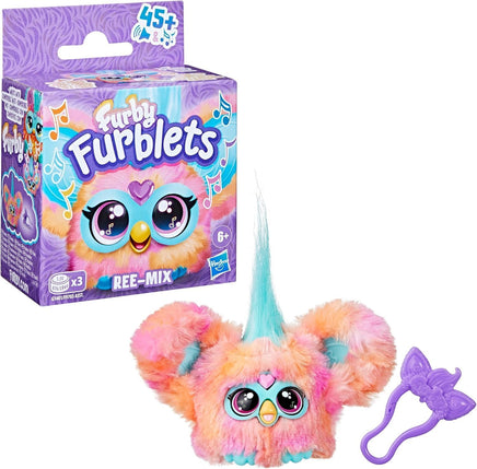 Ree- Mix Furby Furblets Mini Peluche Elettronico
