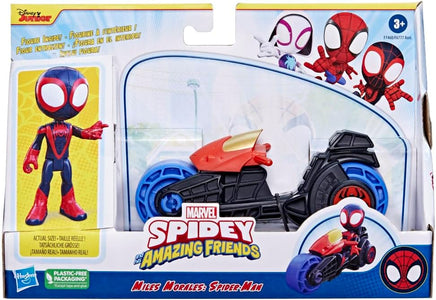 Spidey Moto Miles Morales – Hasbro Marvel, Motocicletta e Action Figure Spider - Man - Giocattoli e Bambini - Toys Store5010996225566
