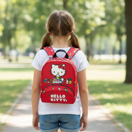Hello Kitty zaino asilo Rosso