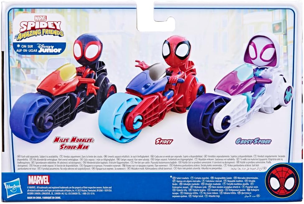Spidey Moto Miles Morales – Hasbro Marvel, Motocicletta e Action Figure Spider - Man - Giocattoli e Bambini - Toys Store5010996225566