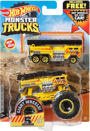 Monster Truck Scala 1:64 Allarme Giallo