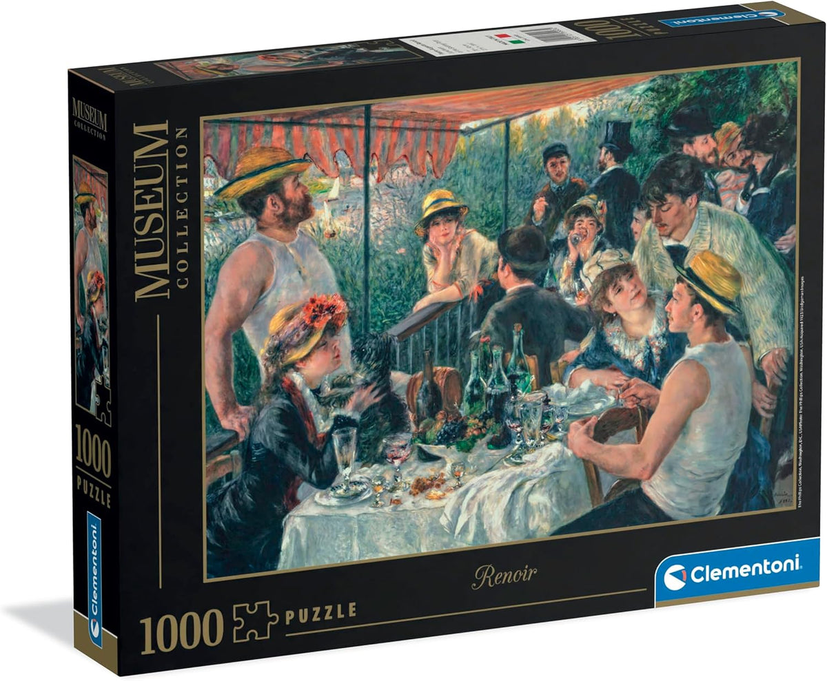 Clementoni Puzzle 1000 Pezzi “Pranzo dei Canottieri” Renoir - Puzzle renoir pranzo dei canottieri