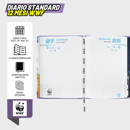 Diario Scuola WWF Koala Fotografico 12 Mesi 2026/2027 - STANDARD WWF 12 MESI KOALA