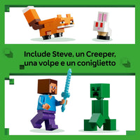LEGO Minecraft 21583 Avventura di Steve nella Taiga
