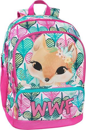 Zaino Scuola WWF Volpe Rosa Franco Panini