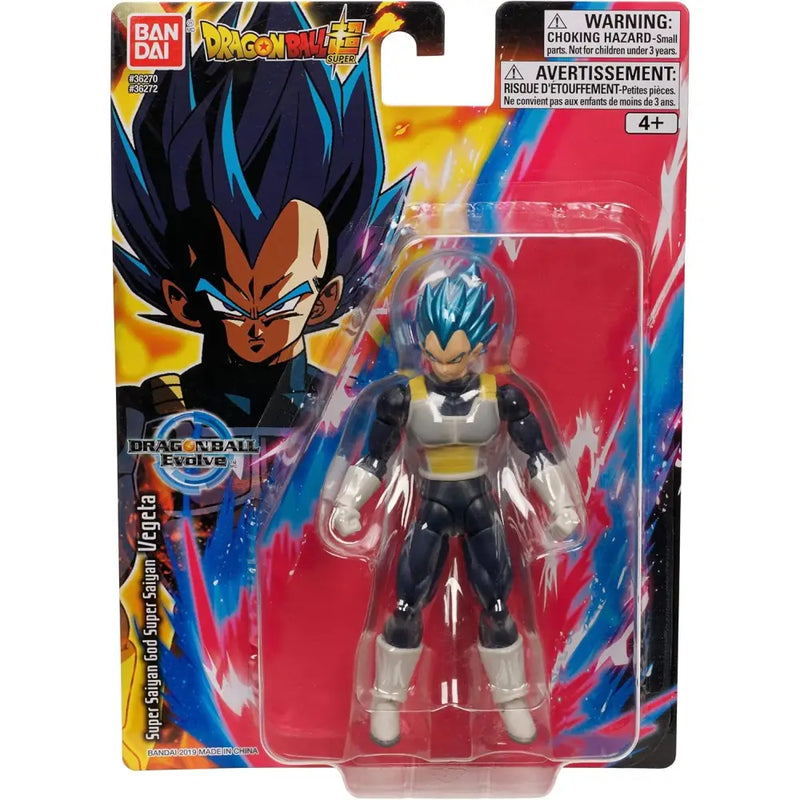 Action Figure Dragon Ball Super Saiyan Vegeta Blue 12 cm - Bandai - 3296580362721