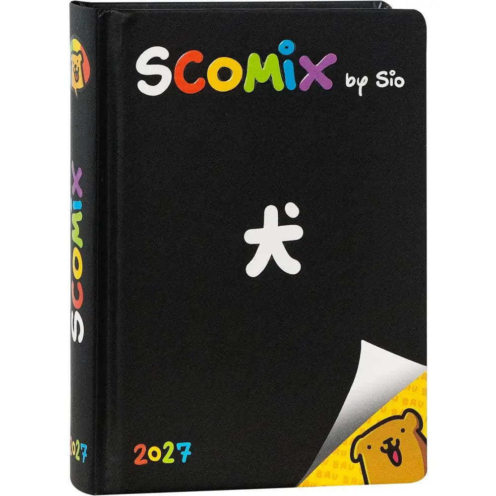 Agenda 16 Mesi Scomix by Sio Black 2026/2027 – Diario Scuola Medium - Franco Panini