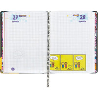Agenda 16 Mesi Scomix by Sio Black 2026/2027 – Diario Scuola Medium - Franco Panini