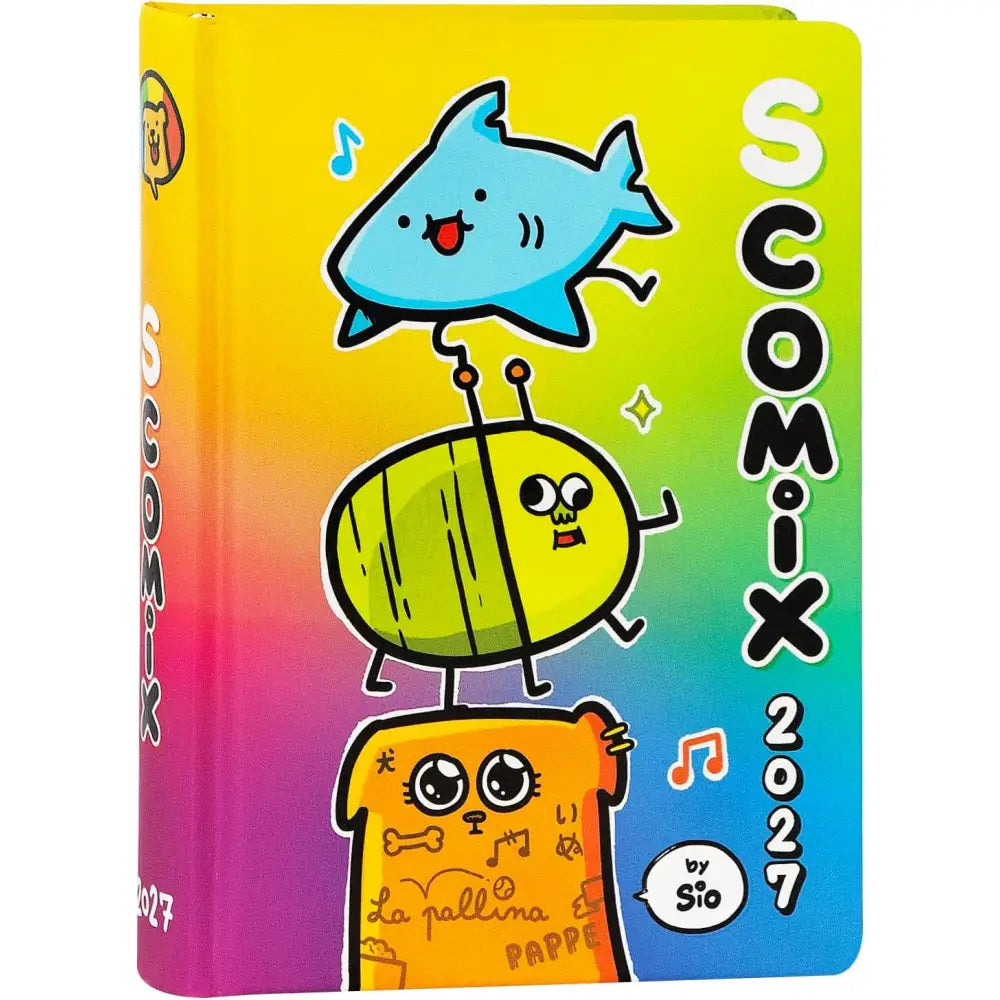 Agenda 16 Mesi Scomix by Sio Multicolor 2026/2027 – Diario Scuola Medium - Franco Panini - 8058263270694