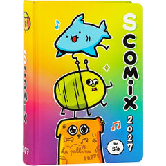 Agenda 16 Mesi Scomix by Sio Multicolor 2026/2027 – Diario Scuola Medium - Franco Panini - 8058263270694
