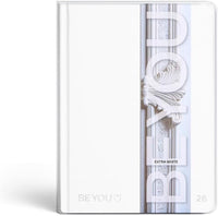 Diario Be You Extra White Scuola 2025-2026 Easy Bianco