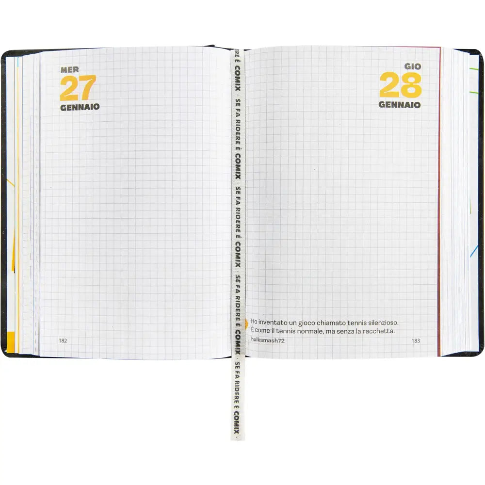 Agenda Comix 16 Mesi Mini Charcoal 2026/2027 - Franco Panini - 8058263272216
