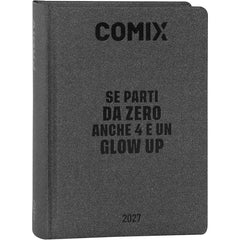 Agenda Comix 16 Mesi Mini Charcoal 2026/2027 - Franco Panini - 8058263272216