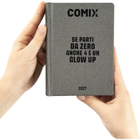 Agenda Comix 16 Mesi Mini Charcoal 2026/2027 - Franco Panini - 8058263272216