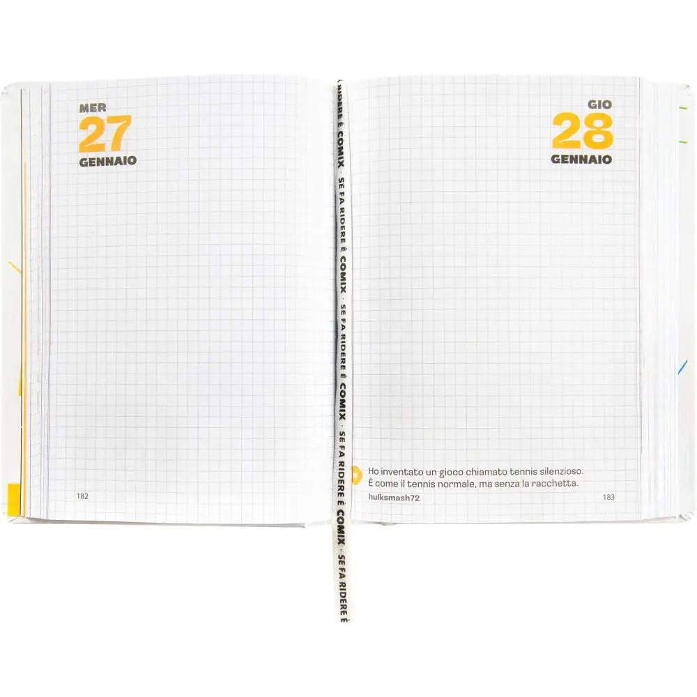 Agenda Comix 16 Mesi Mini Holo White 2026/2027 - Franco Panini - 8058263272261