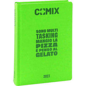 AGENDA COMIX 16 MESI mini verde fluo