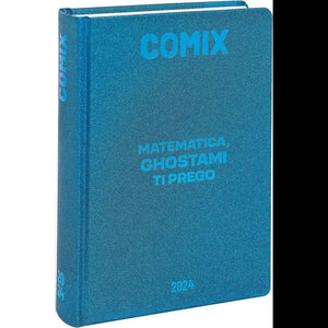 AGENDA COMIX 2024 16 MESI mini Blue Metallic