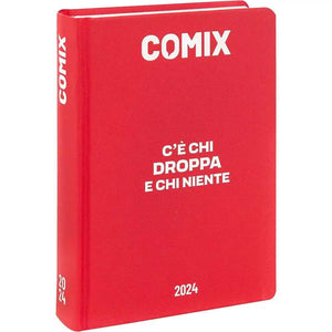 AGENDA COMIX mini 2024 16 MESI rosso Chi droppa