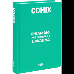 AGENDA COMIX mini 2024 16 MESI smeraldo Chiamami ma non alla lavagna