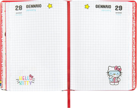Diario Scuola Hello Kitty 2026/2027 Rosso