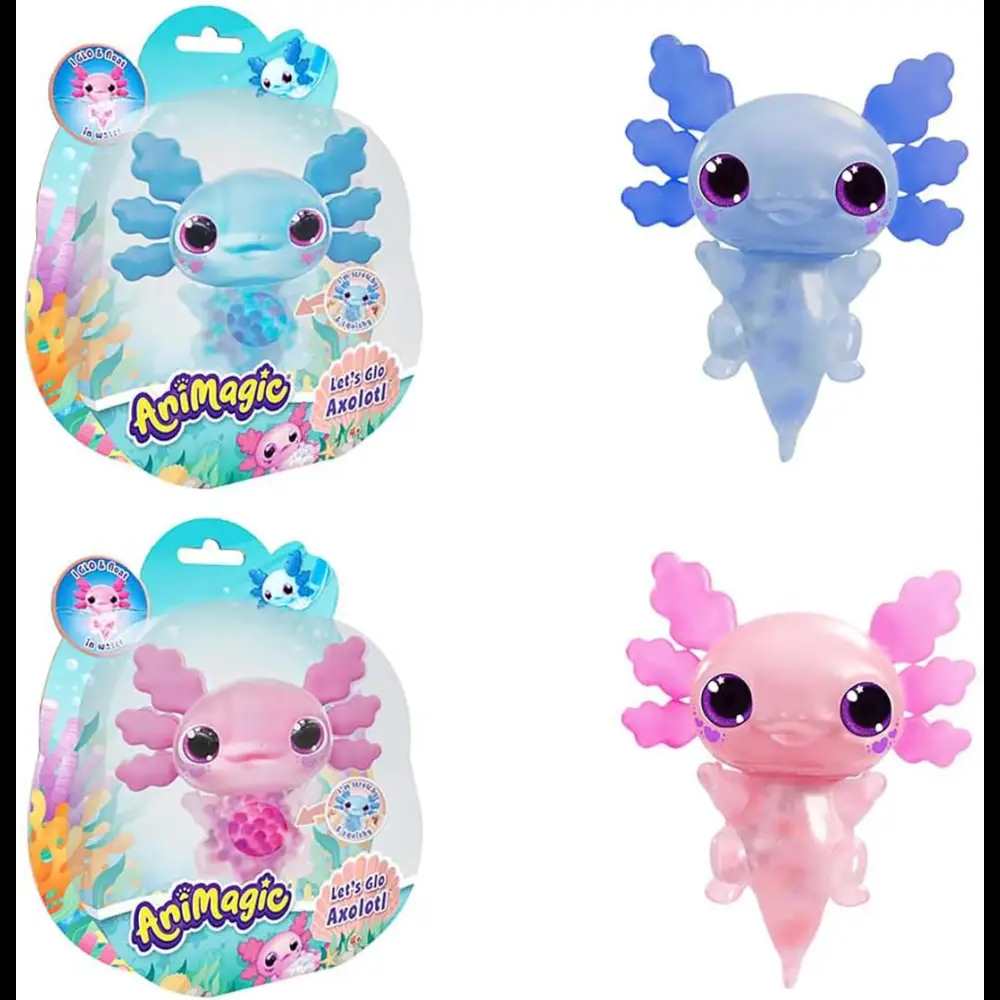 Animagic Let's Glo Axolotl - Giocattoli e Bambini - Toys Store8720077303935