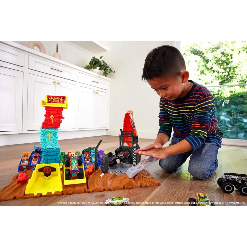 Arena degli Scontri Hot Wheels Monster Trucks - MATTEL - Automobili giocattolo - 0194735136605