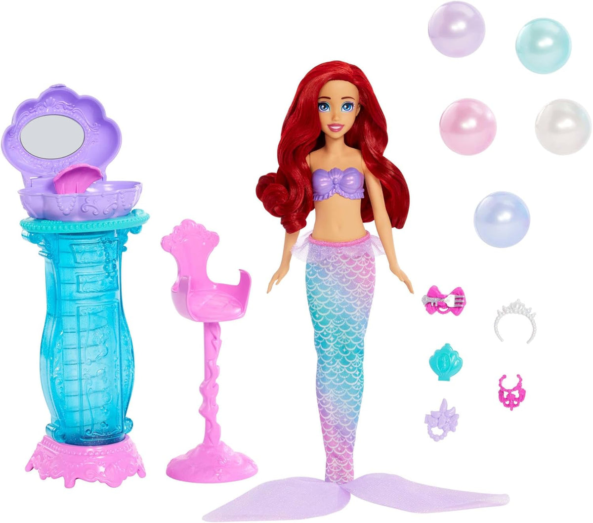 Ariel Disney La Sirenetta con Specchiera Magica - ariel coda da sirena