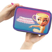 Astuccio Scuola 3 Zip Ballerina Cappuccina Skifidol Italian Brainrot - Franco Panini - Portapenne e portamatite