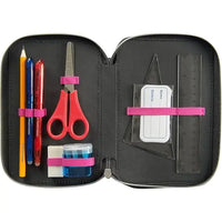 Astuccio Scuola 3 Zip Ballerina Cappuccina Skifidol Italian Brainrot - Franco Panini - Portapenne e portamatite