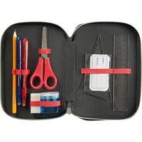 Astuccio Scuola 3 Zip Cappuccino Assassino Skifidol Italian Brainrot - Franco Panini - Portapenne e portamatite