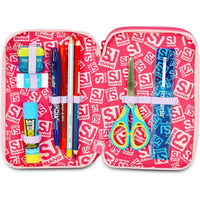 Astuccio Scuola 3 Zip SJ Gang Cat Led - SEVEN - Portapenne e portamatite - 8055714217840