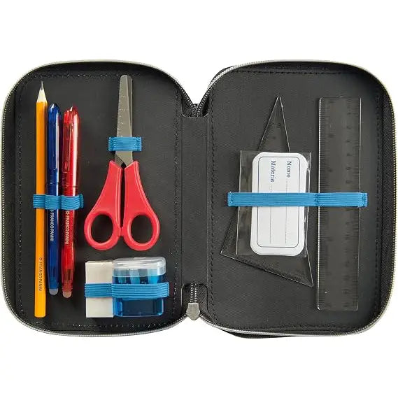Astuccio Scuola 3 Zip Tung Sahur Skifidol Italian Brainrot - Franco Panini - Portapenne e portamatite - 8058263260817