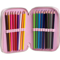 Astuccio scuola Stitch 3 Zip - giotto - Portapenne e portamatite - 8445484493436
