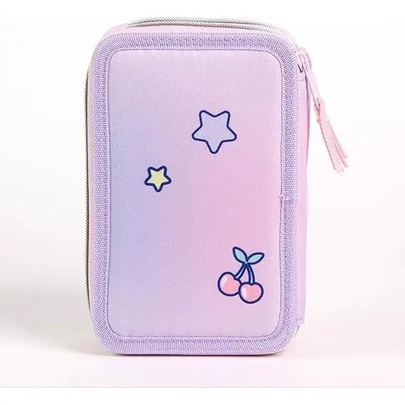 Astuccio scuola Stitch 3 Zip - giotto - Portapenne e portamatite - 8445484493436